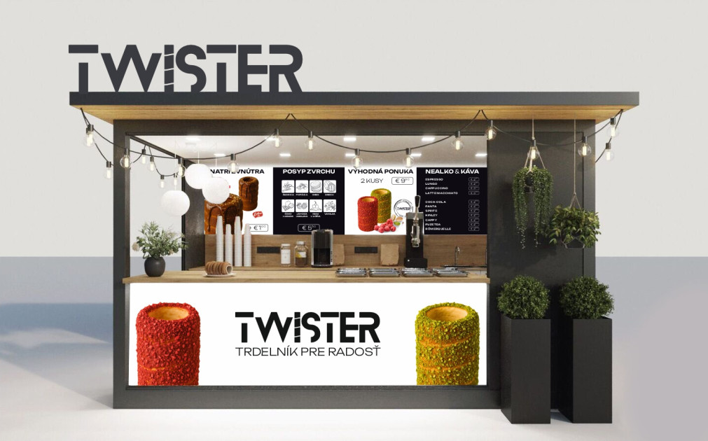 NA ODSTÚPENIE  TWISTER – výroba tradičných trdelníkov