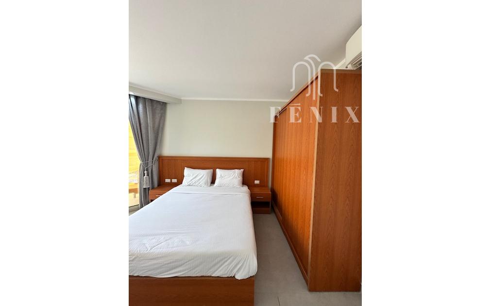 1-izbový, zariadený apartmán s výhľadom na more v Scandic Resort Hurghada