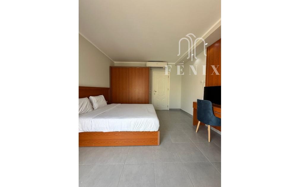 1-izbový, zariadený apartmán s výhľadom na more v Scandic Resort Hurghada