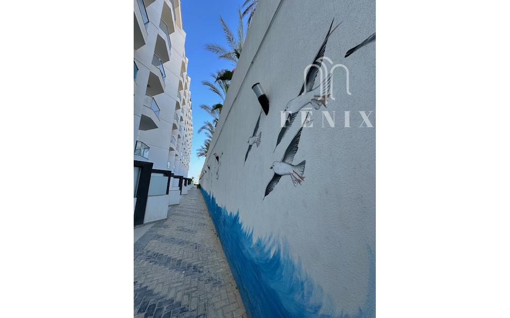 1-izbový, zariadený apartmán s výhľadom na more v Scandic Resort Hurghada