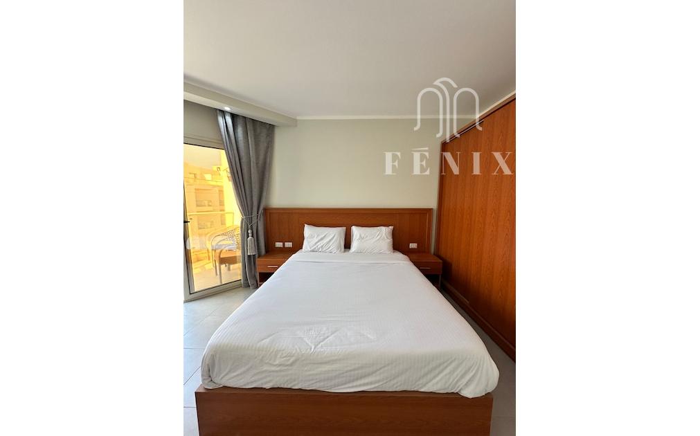 Zariadený 1-izbový apartmán s výhľadom na more v Scandic Resort Hurghada