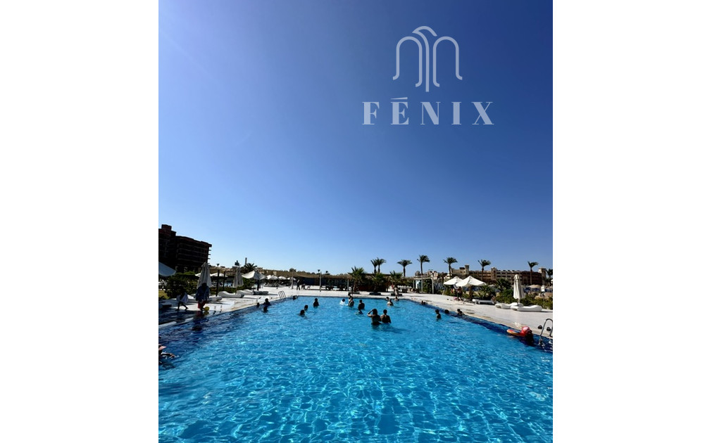 1-izbový, zariadený apartmán s výhľadom na more v Scandic Resort Hurghada