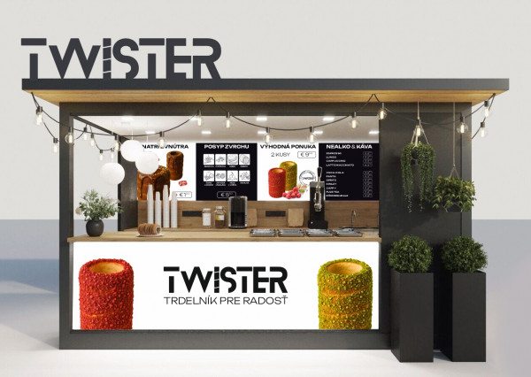 NA ODSTÚPENIE  TWISTER – výroba tradičných trdelníkov